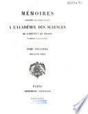 Télécharger le livre libro Mémoires Présentés Par Divers Savants à L'académie Des Sciences De L'institut De France. Sciences Mathématiques Et Physiques